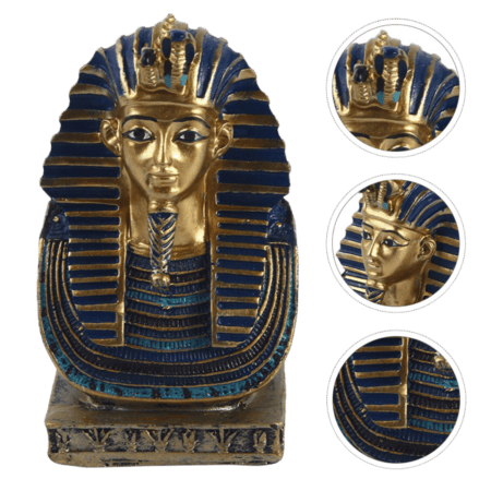 Royal Egyptian Pharaoh Statue King Tut Bust Sculpture